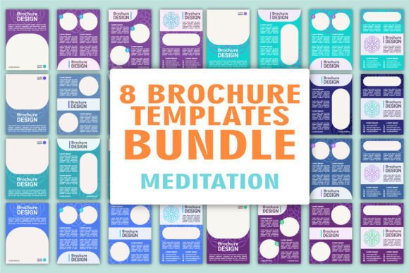 Boho Ornamental Brochure Design Bundle: Graphics for Creative Projects