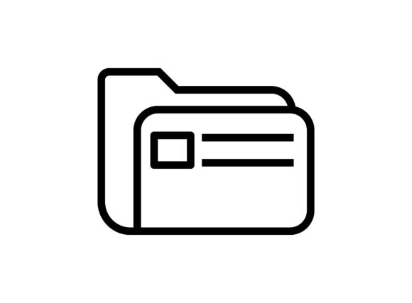 Emty Folder: Graphics and Icons for Modern Design
