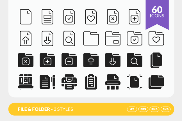 File and Folder Graphics for Local Business Branding