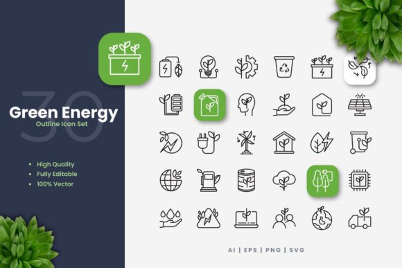 Green Energy Icons Review