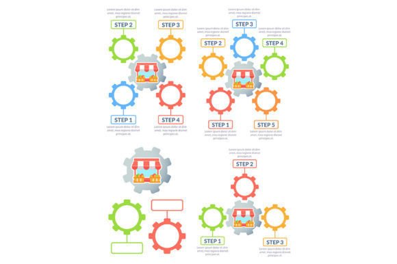 Marketing Infographic Chart Template Set